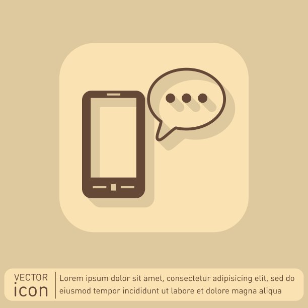 带有对话云的智能手机图片下载