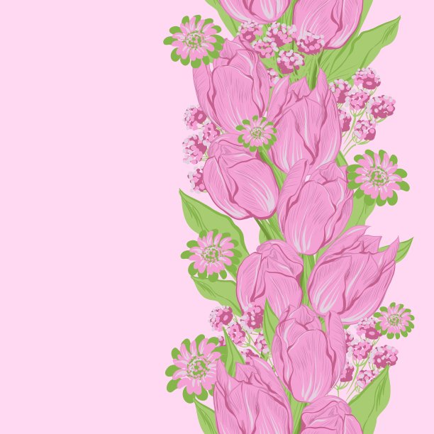 无缝花朵图案图片下载