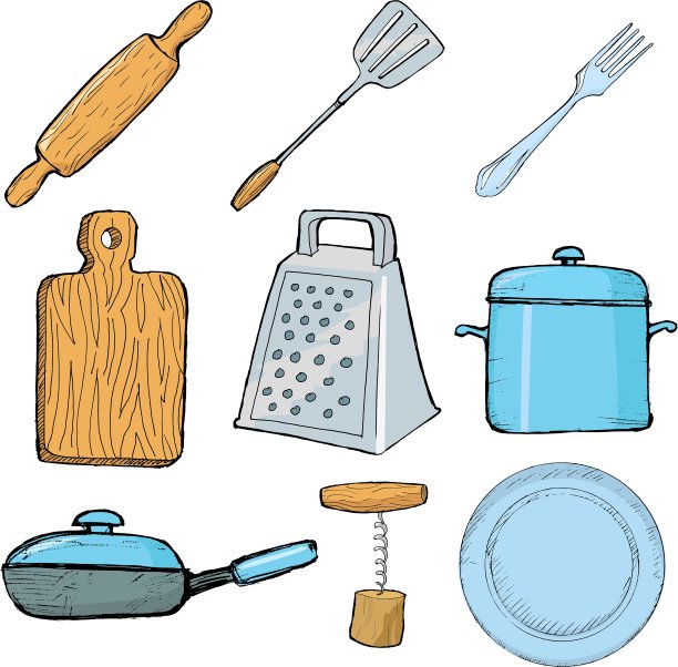 厨房的对象图片下载