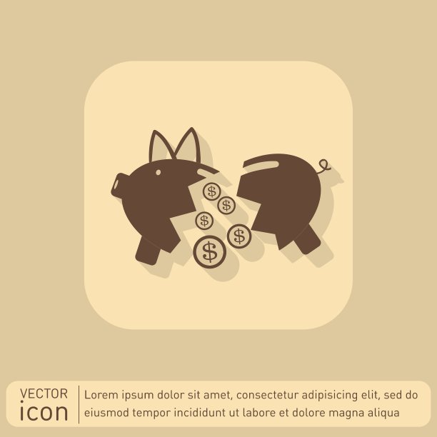 破储蓄罐图标图片下载