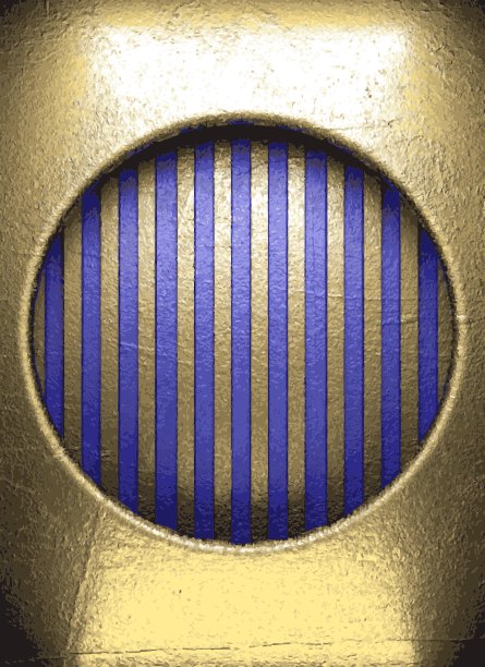 蓝色背景上的金色图片下载