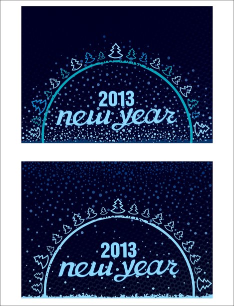 美丽的题词在一个圆圈里祝新年快乐图片下载