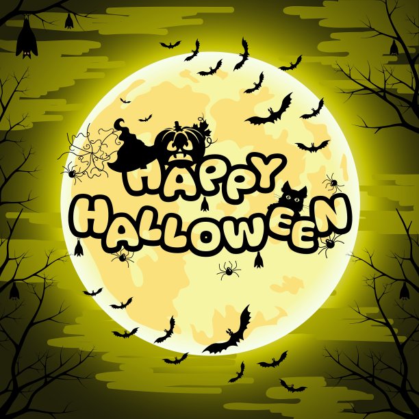 万圣节快乐的标志图片下载