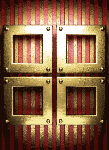 红色背景上的金色图片下载