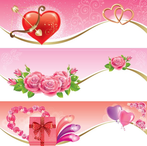 情人节横幅图片下载
