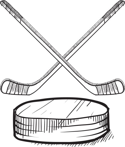 涂鸦曲棍球图片下载