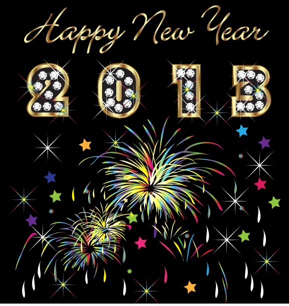 2013年有烟花庆祝图片下载