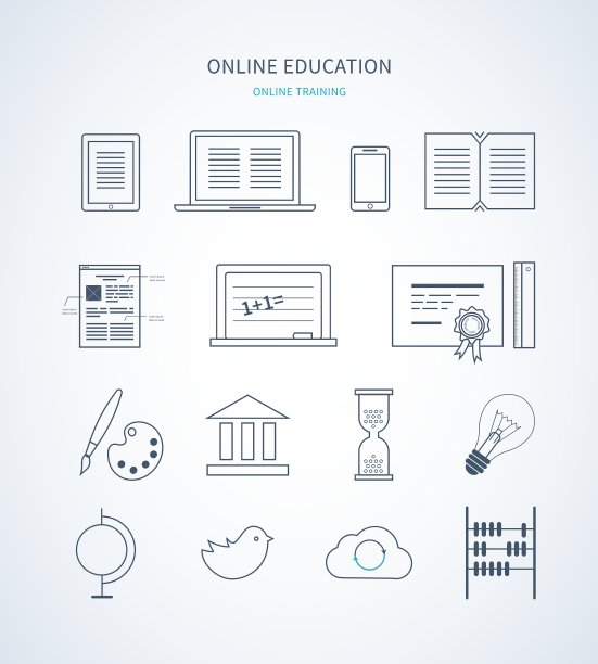 在线教育和课程图片下载