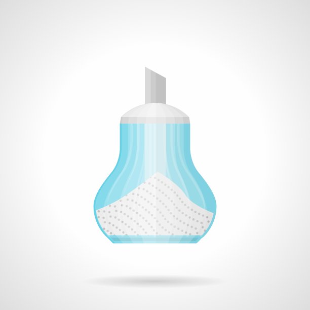 糖玻璃碗平彩色图标图片下载