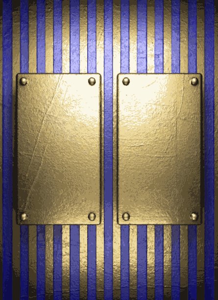 蓝色背景上的金色图片下载