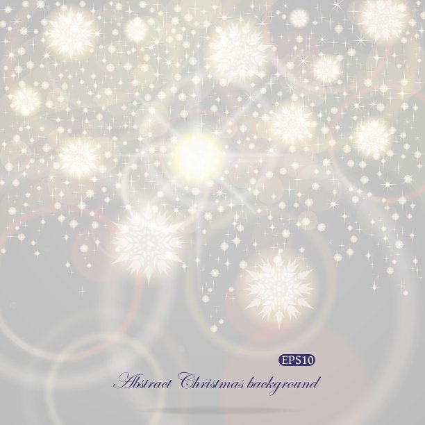 圣诞背景与飞舞的雪花图片下载