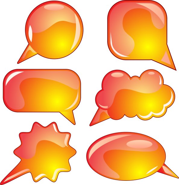 火焰语音气泡集图片下载