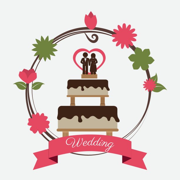 婚礼卡片设计图片下载