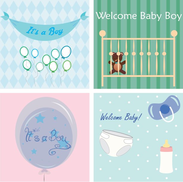 可爱的手绘插画图片下载