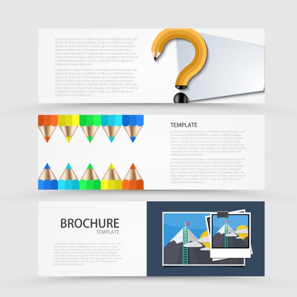 现代横幅设置在灰色背景图片下载