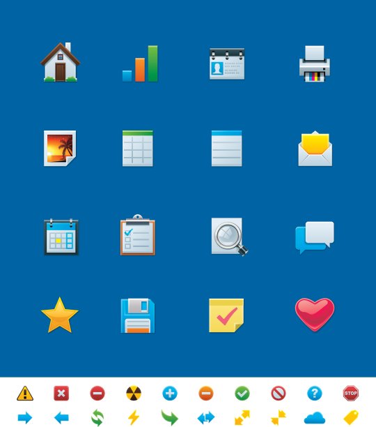 网站管理员常用的图标图片下载