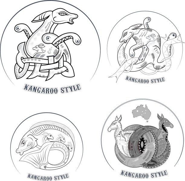 袋鼠的图标图片下载