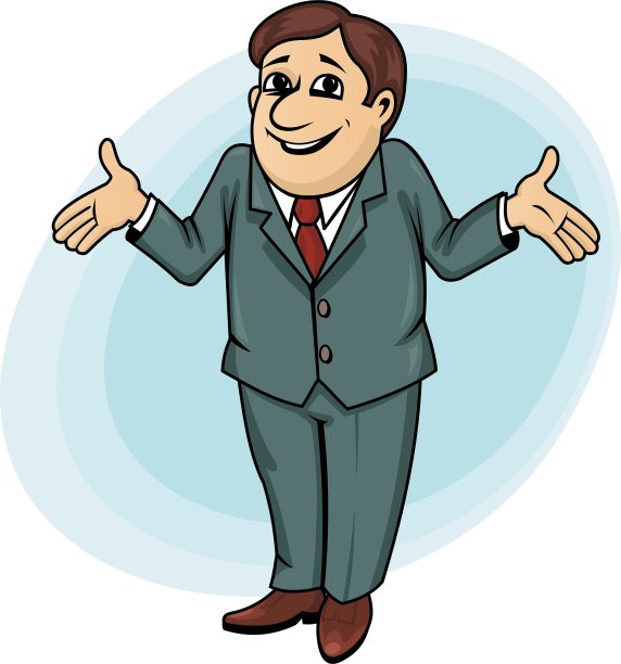 微笑的经理图片下载