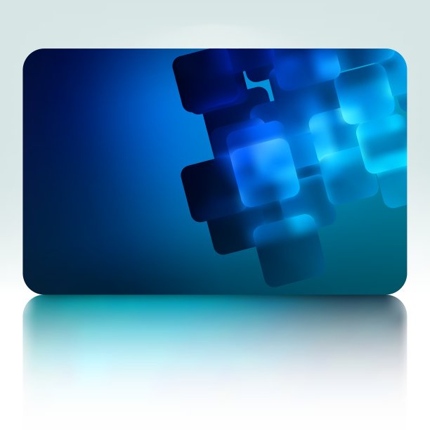 漂亮的礼品卡EPS 8图片下载