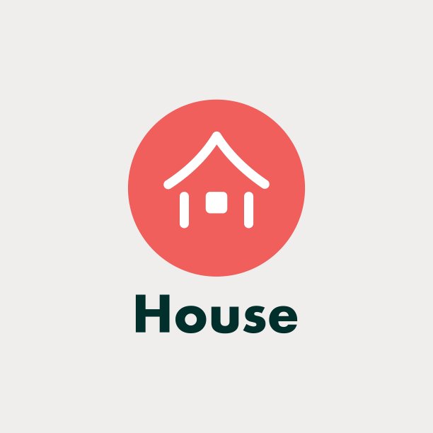 图标屋抽象剪影图片下载