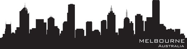 澳大利亚墨尔本的天际线图片下载