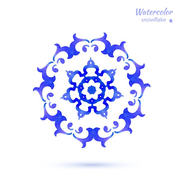 雪花花民间风格图片下载