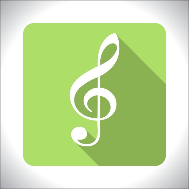 高音谱号图标图片下载