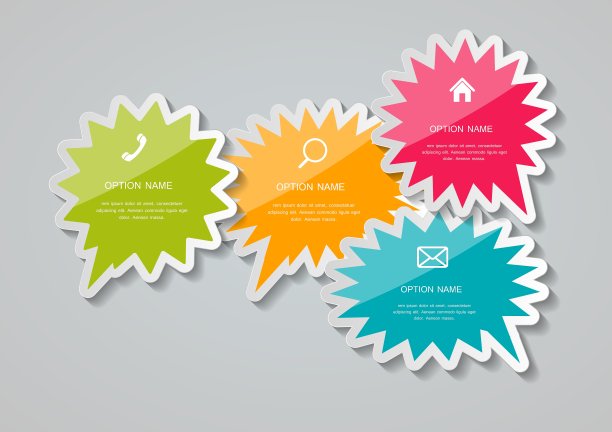 演讲泡沫贴纸图片下载