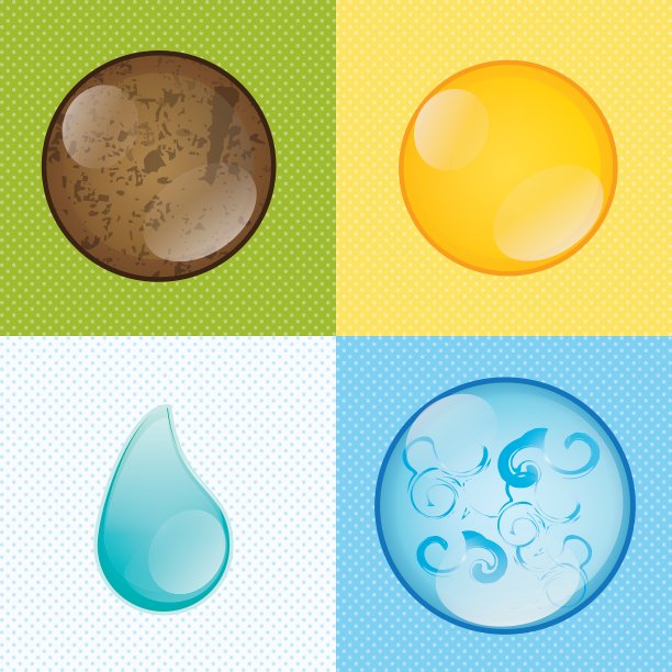 地球、行星和自然的图标图片下载