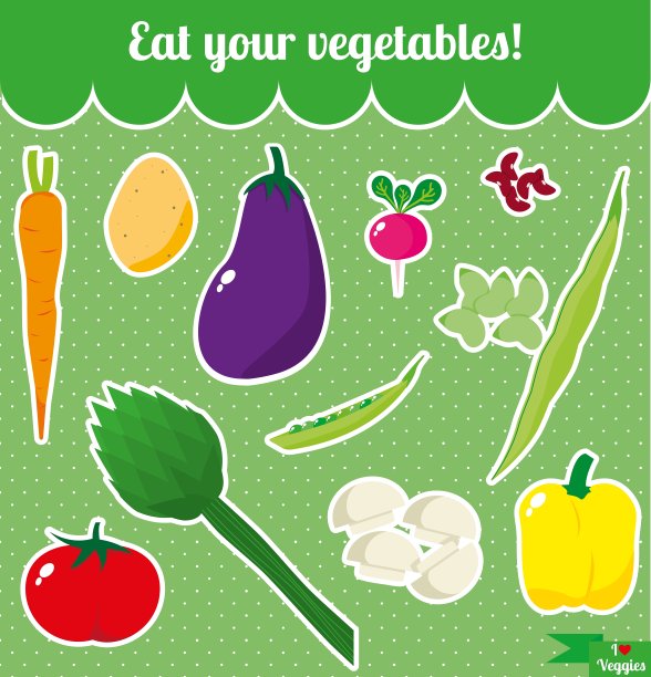 我爱蔬菜图片下载