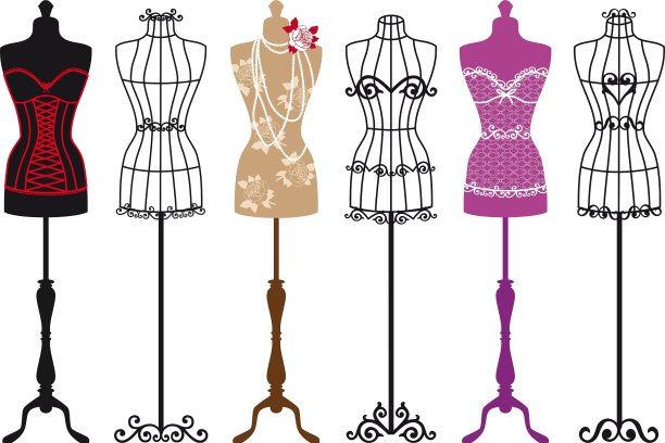 复古时尚模特图片下载