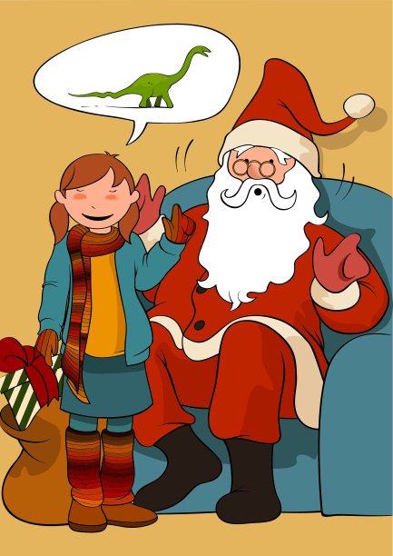 我梦想中的礼物是一只恐龙图片下载