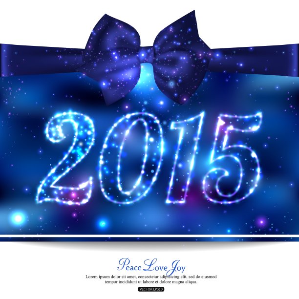 闪亮的蓝色圣诞背景图片下载