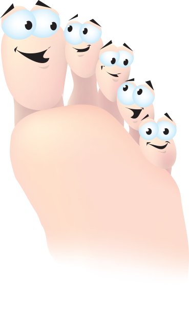 快乐的脚趾图片下载