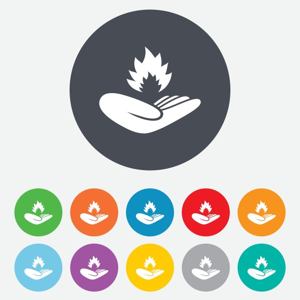 火险手握火苗图片下载