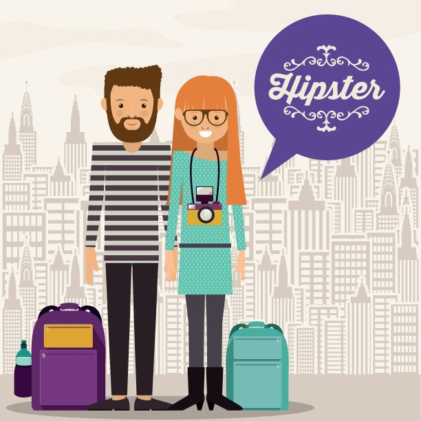 潮人设计图片下载