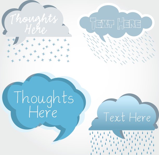 云讲话泡沫图片下载