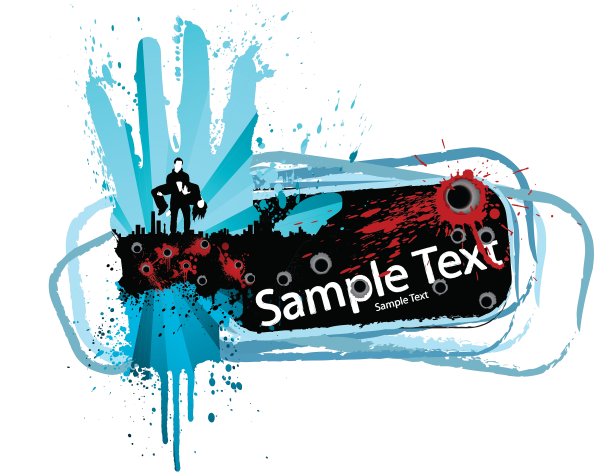 城市谋杀设计元素图片下载