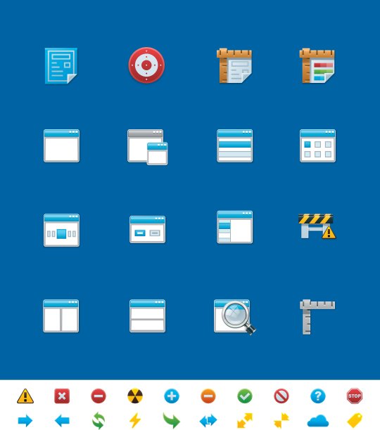网站管理员常用的图标图片下载