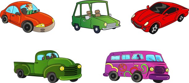 汽车卡车收集图片下载