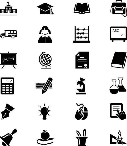 学校及教育图标图片下载