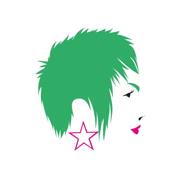 时尚剪影女人风格图片下载