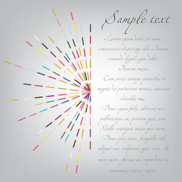 彩色铅笔图片下载