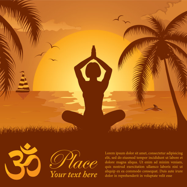 夏天瑜伽姿势图片下载