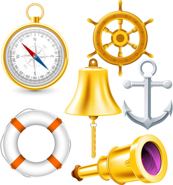 航海元素图片下载