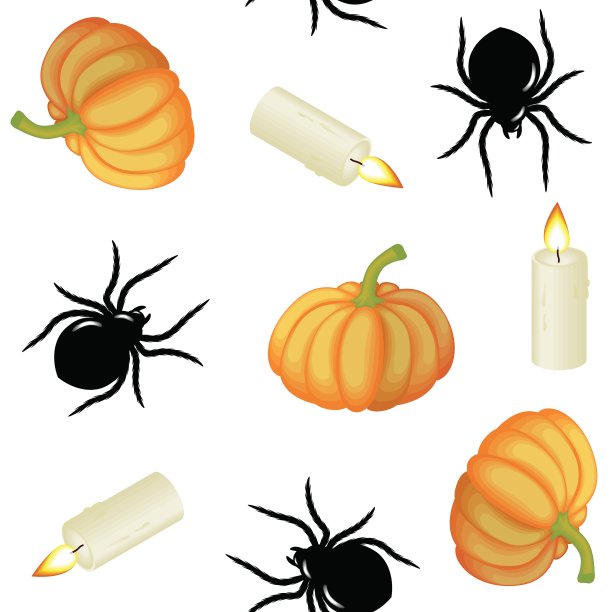 万圣节无缝图片下载