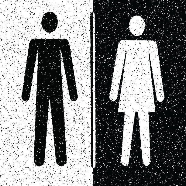 男女厕所标志图片下载