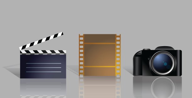 一组图标的电影图片下载