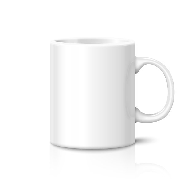 空白照片逼真杯孤立在白色图片下载