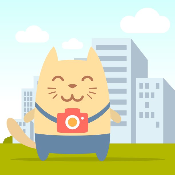 人物摄影师用彩色相机平拍图片下载